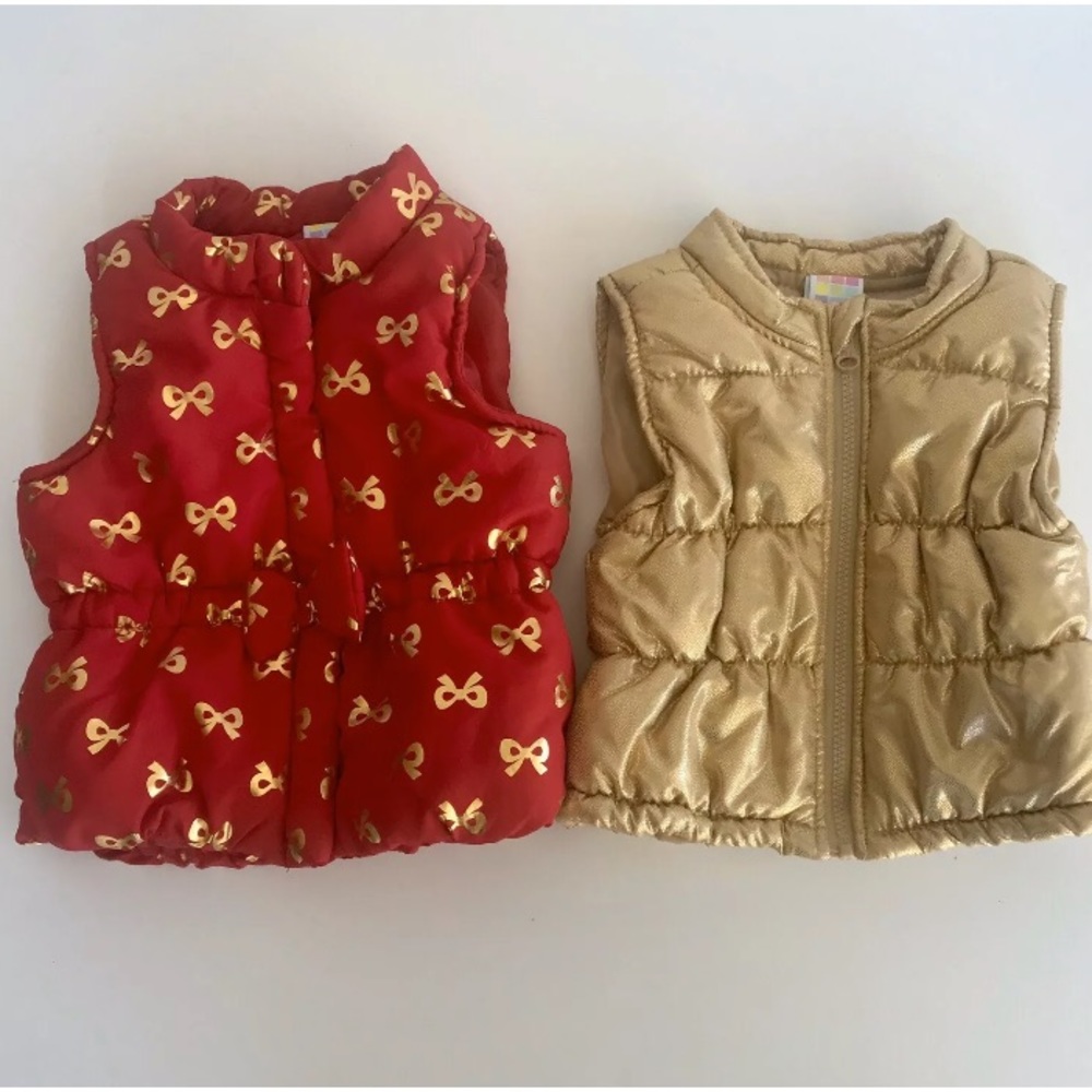Healthtex Baby Girl's Puffer Vest Size 6-9 Month